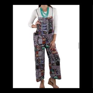 NWT.  OVERALLS by Sacred Threads S/M.   CL/GR06.  221304
